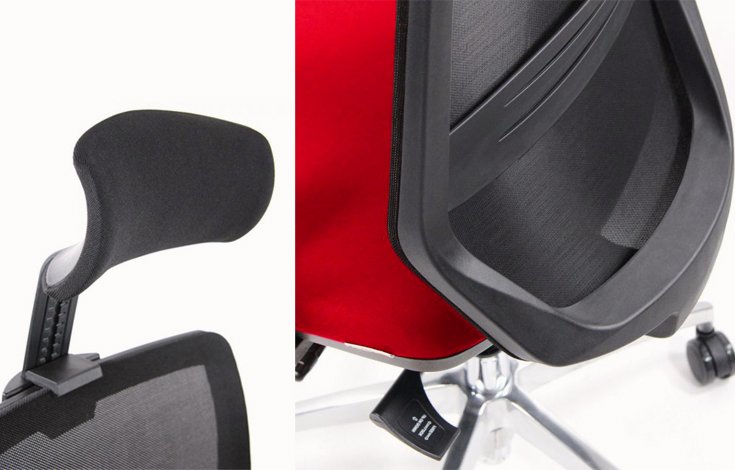 Chaise de Direction - Profondo Pro, Un Grand Niveau De Confort Une chaise moderne aux ajustements pratiques et au design classique pour votre bureau ou bureau à domicile ? Faites le bon choix avec le PROFONDO PRO ! Un mélange idéal de tissu maille et tissu résistant à l'abrasion garantit un grand niveau de confort. Le soutien ergonomique lombaire est réglable en hauteur en continu. La profondeur de l'assise est ajustable en un tour de main facile. Siège ergonomique. Pivotant confortable. Réglable avec un design moderne.