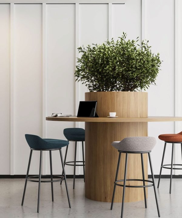 tabouret de bureau moderne Lunar design minimaliste Officio Maroc