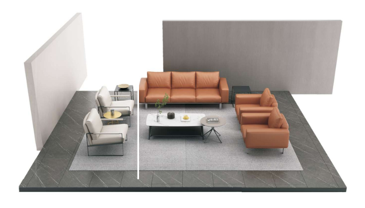 Canapé de bureau design Premium DADA pour espace professionnel Maroc