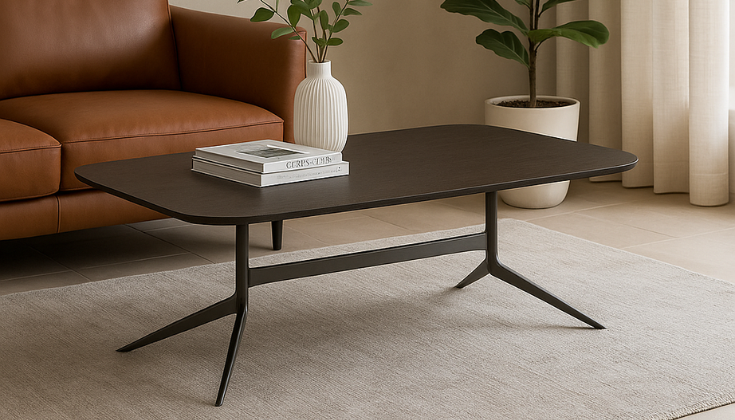 Table basse de bureau Premium STAR pour espace réception entreprise Maroc