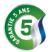 5 years guarantee